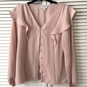 Blush colored blouse,